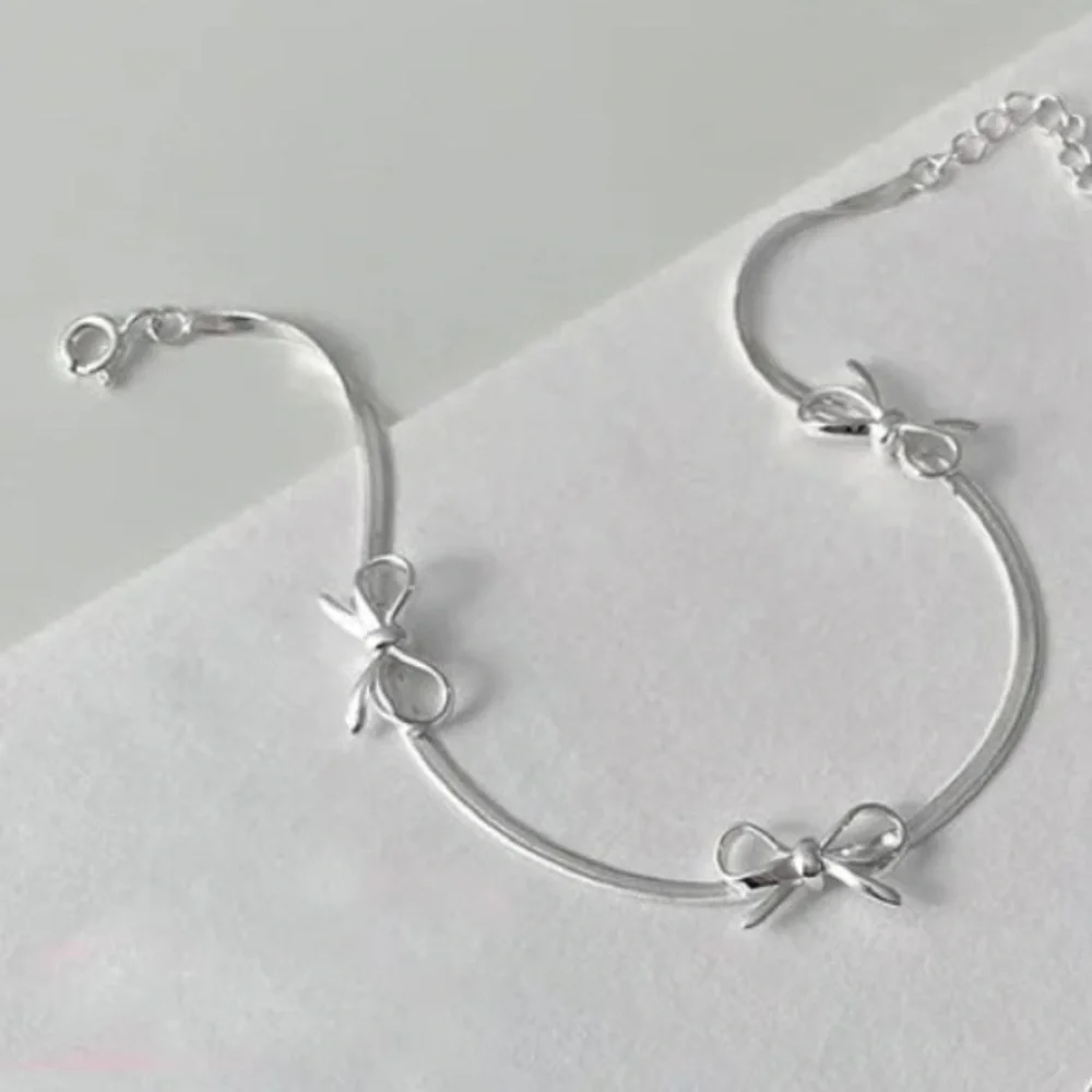 Veinci Jewelry Feminine Bow Herringbone Bracelet
